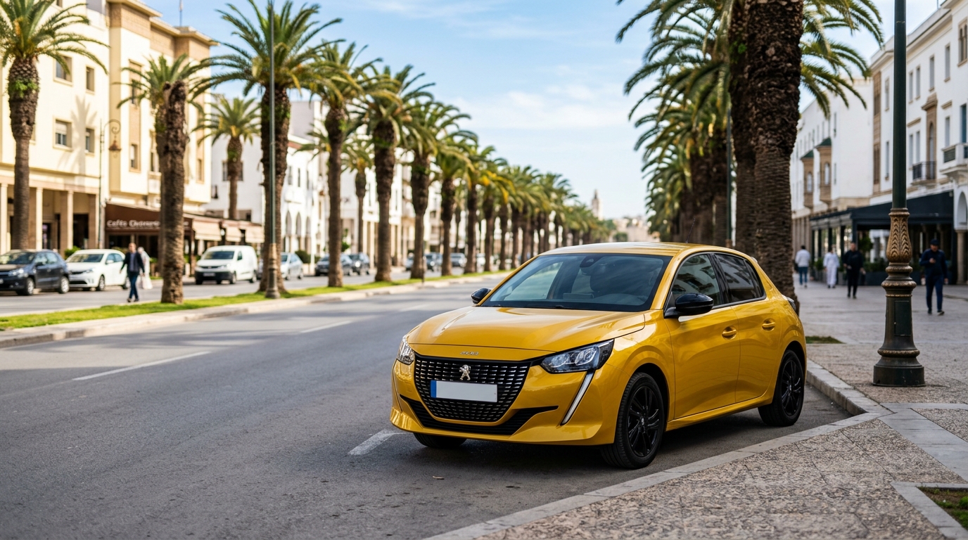 Peugeot 208 car rental Fes Morocco
