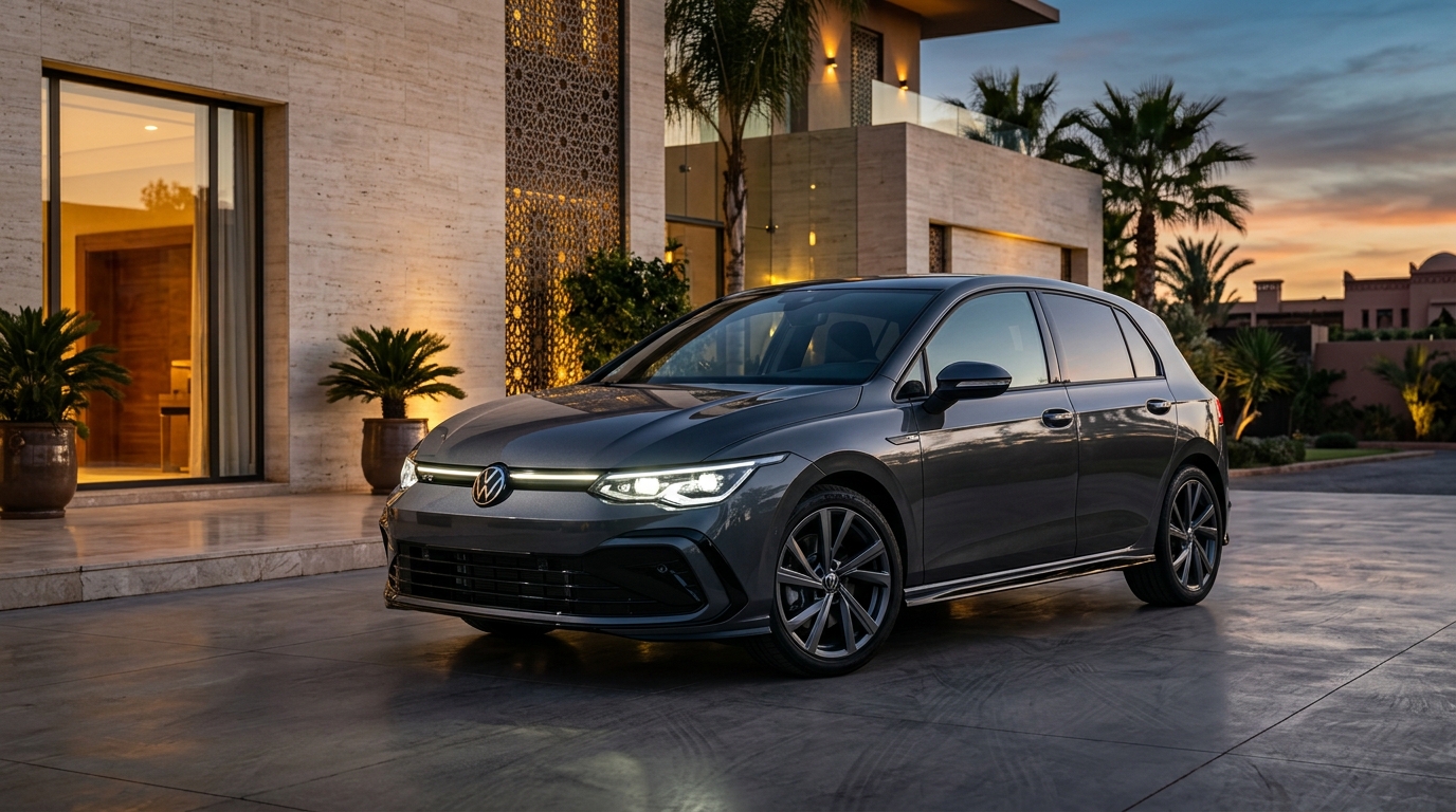 Volkswagen Golf 8 Auto car rental Fes Morocco